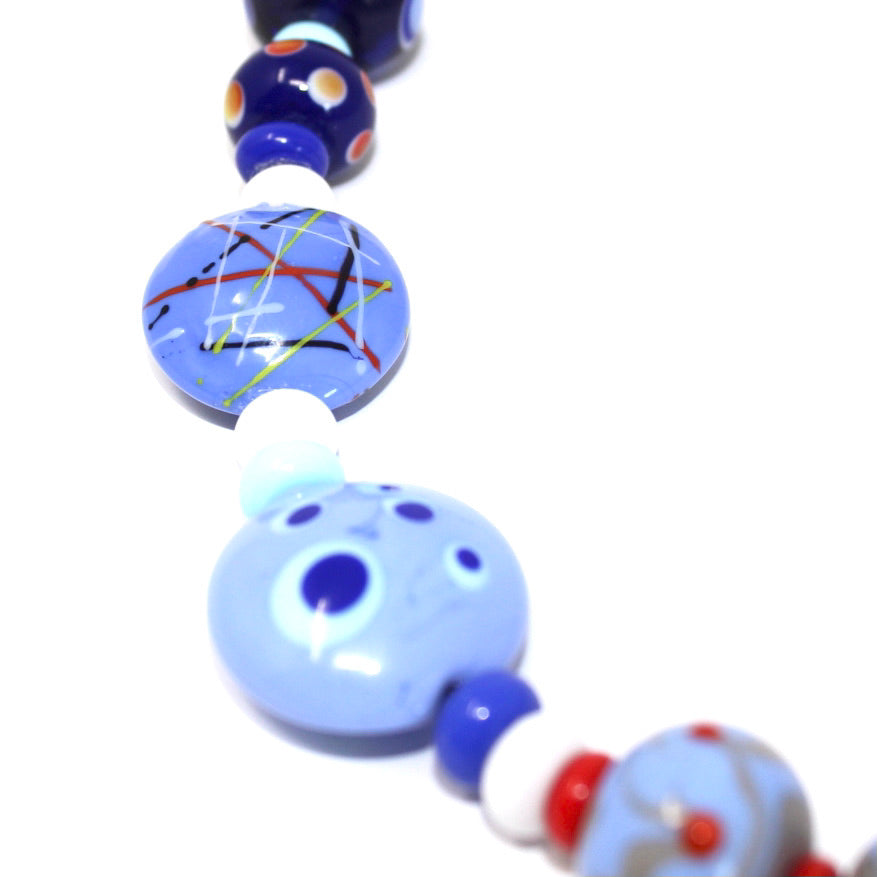 Harmonic Blues Prestige - Labelle Ikeya Création Originale - Collier