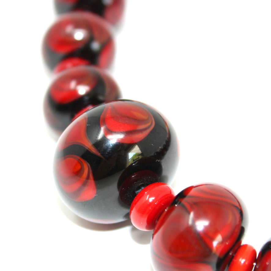 Atout Coeur Rouge Prestige - Labelle Ikeya Création Originale - Collier