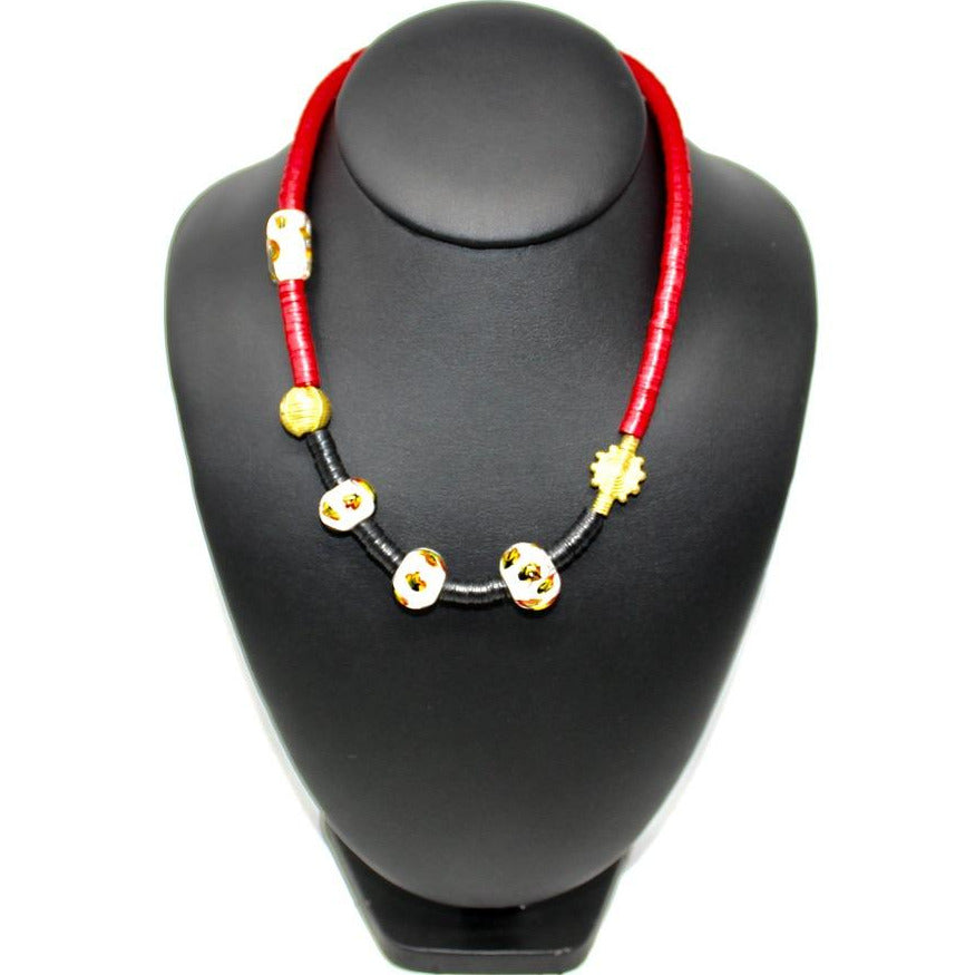 Magnolia Grandiflora Heishi - Labelle Ikeya Création Originale - Collier