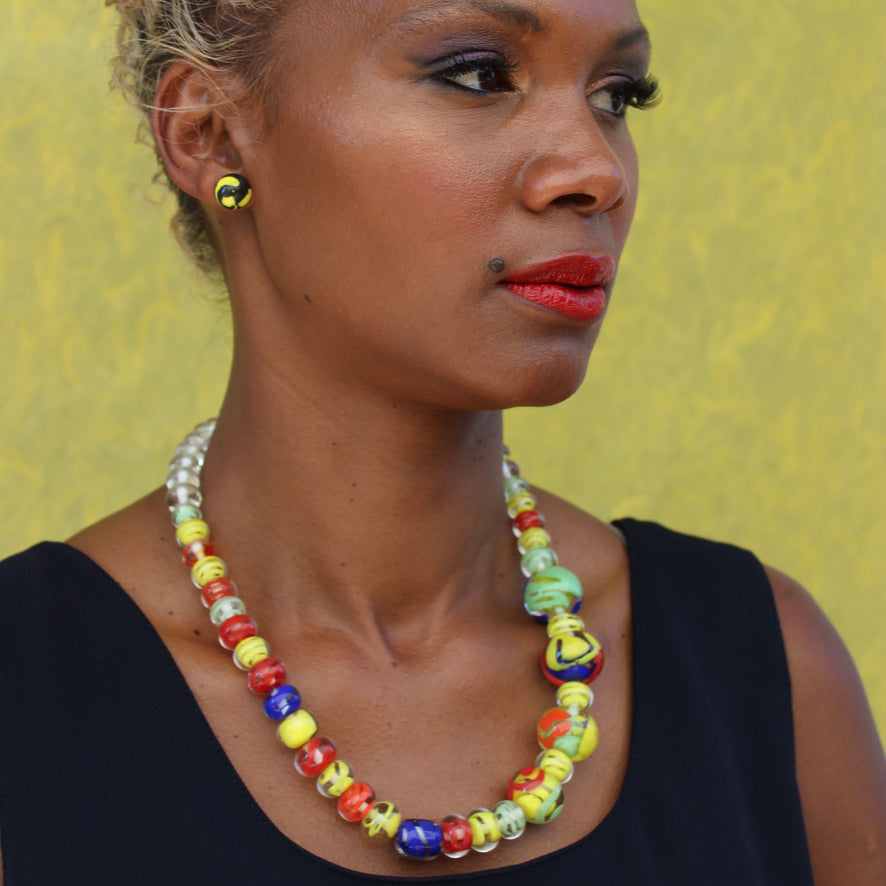 Billes Color Prestige - Labelle Ikeya Création Originale - Collier