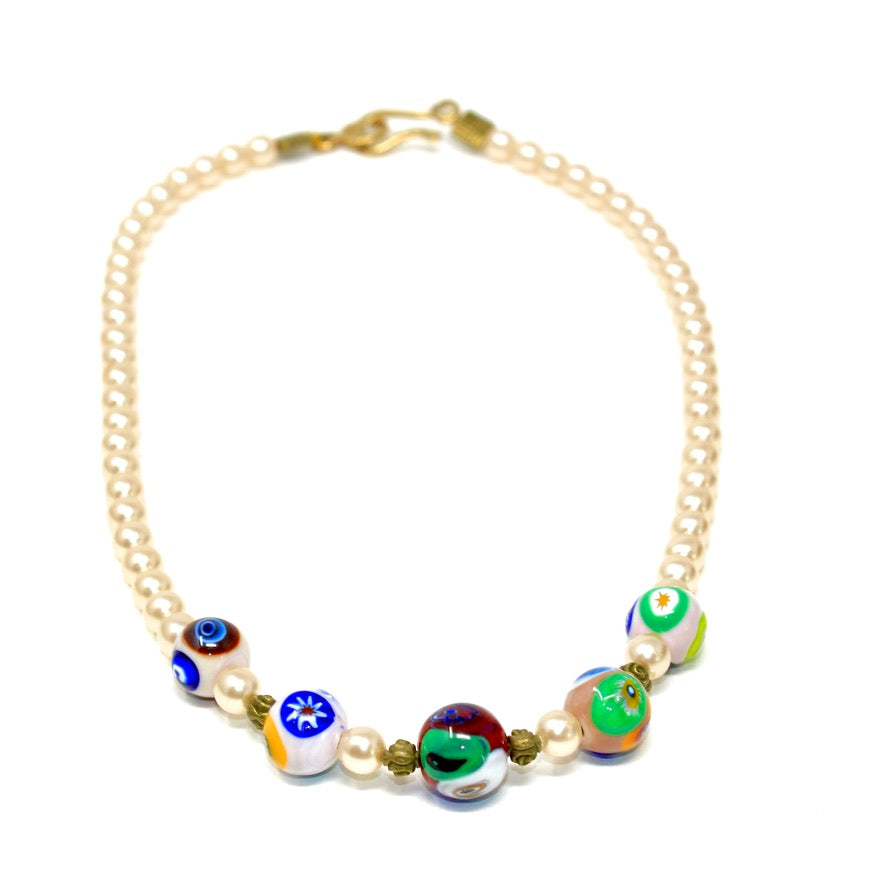 Collier Murines Murano Chic Color - Labelle Ikeya Création Originale - Collier