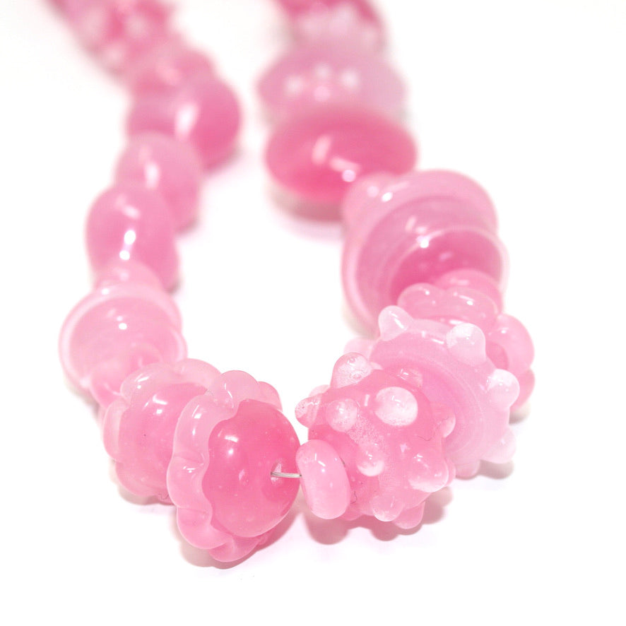 Rosarys Uni Vers L'Uni Rose Prestige - Labelle Ikeya Création Originale - Collier