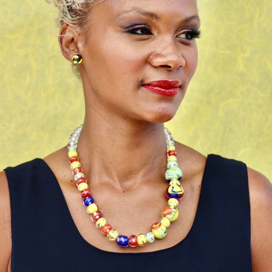 Billes Color Prestige - Labelle Ikeya Création Originale - Collier