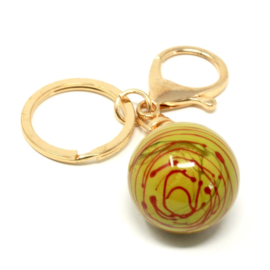 Œuf Lory Thay Murano - Labelle Ikeya Création Originale - Porte Clefs Murano