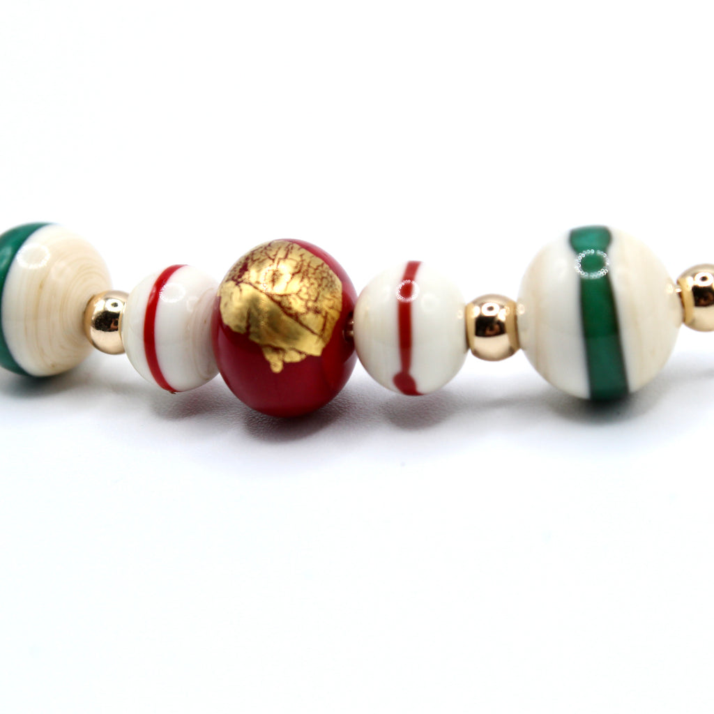 Carinae Oro Ras de cou Murano doré à l'or fin - Labelle Ikeya Création Originale - Ras de cou