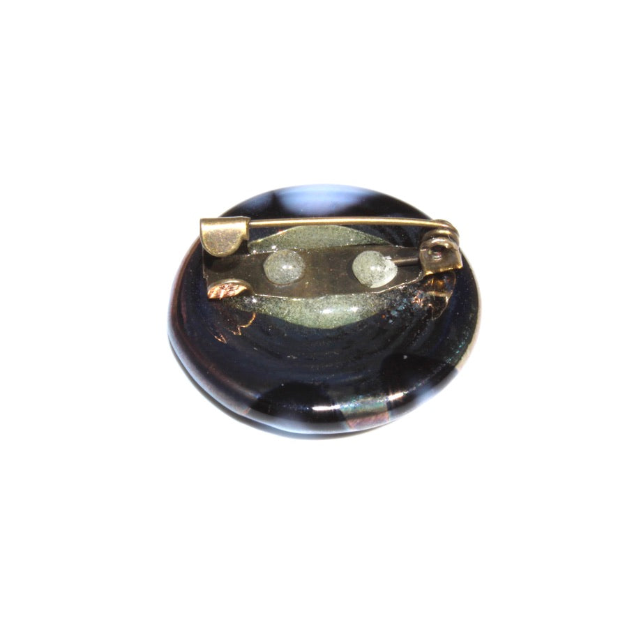 Uni vers l'Uni Kahélya N&B - Labelle Ikeya Création Originale - Broches