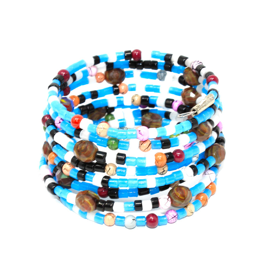 Fond Marin Manchette - Labelle Ikeya Création Originale - Bracelets
