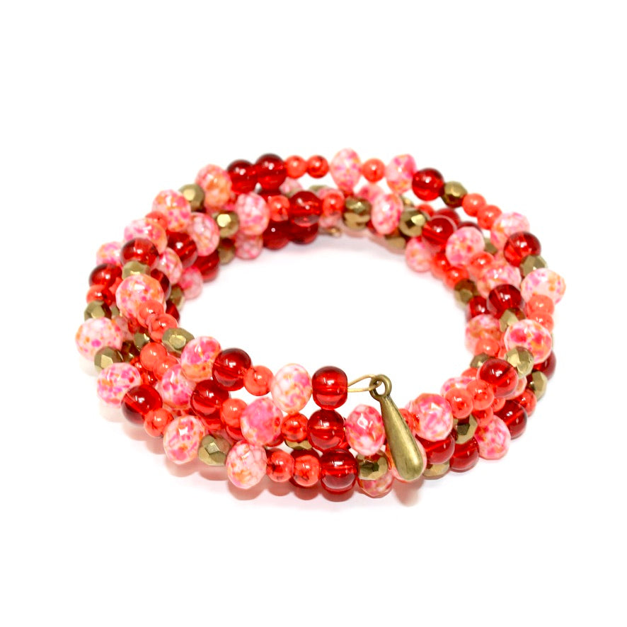 Rosso Lola Manchette - Labelle Ikeya Création Originale - Bracelets