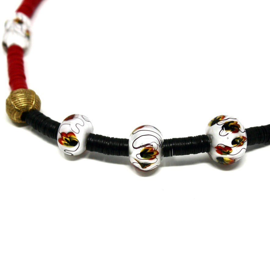 Magnolia Grandiflora Heishi - Labelle Ikeya Création Originale - Collier