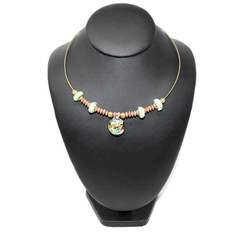 Fleurs de Champs Ras de cou - Labelle Ikeya Création Originale - Ras de cou