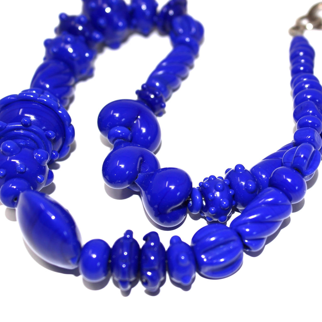 Égée Uni Vers L'Uni Bleu Roy Prestige - Labelle Ikeya Création Originale - Collier