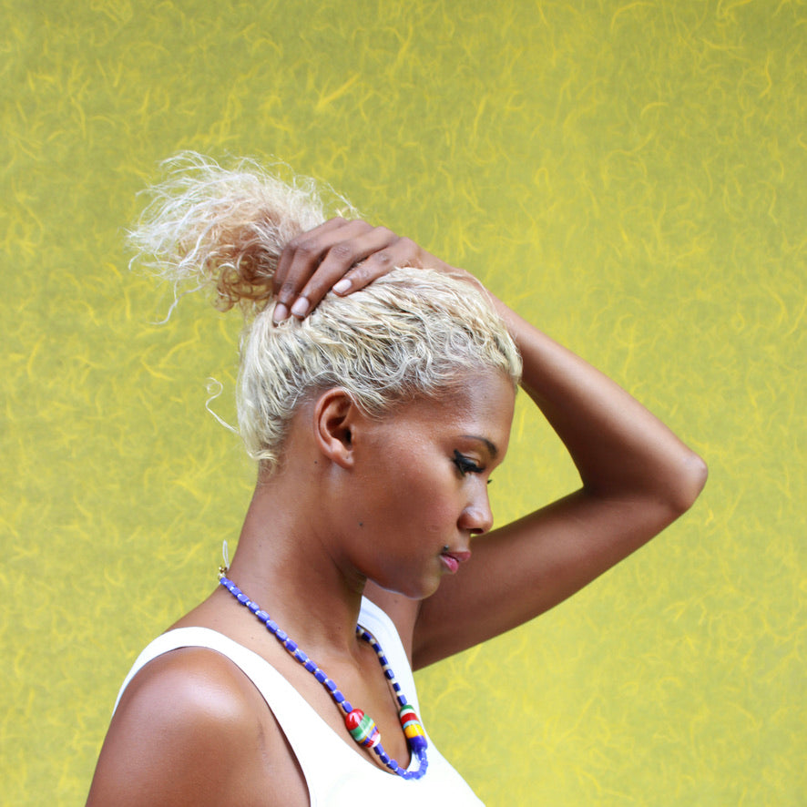 Color Collier Blue Bora Bayadère - Labelle Ikeya Création Originale - Collier