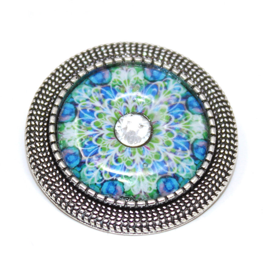 Broche Pin's Me Up Mandala - Labelle Ikeya Création Originale - Broches