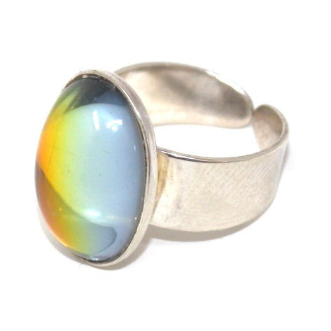 Arc en Ciel Ovale Orangé - Labelle Ikeya Création Originale - Parure