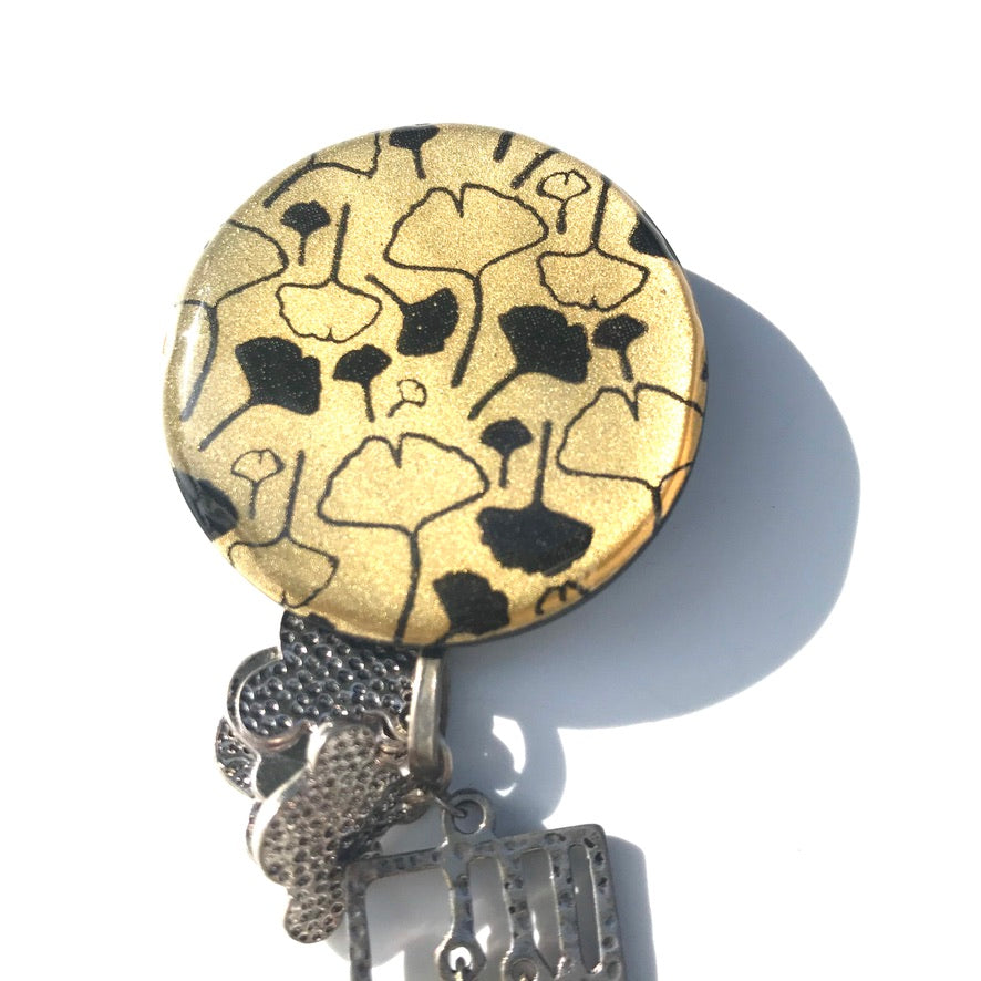 Ginkgo Biloba Broche - Labelle Ikeya Création Originale - Broches