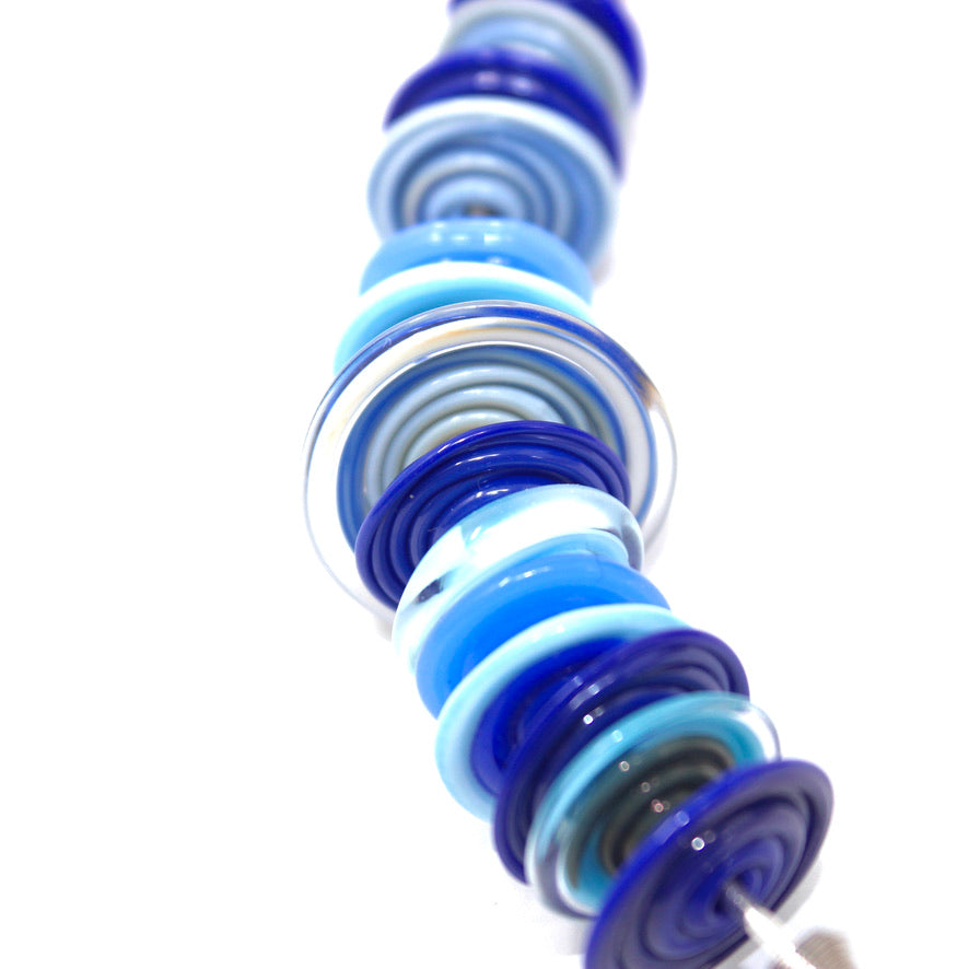 Vague Bleue - Labelle Ikeya Création Originale - Collier