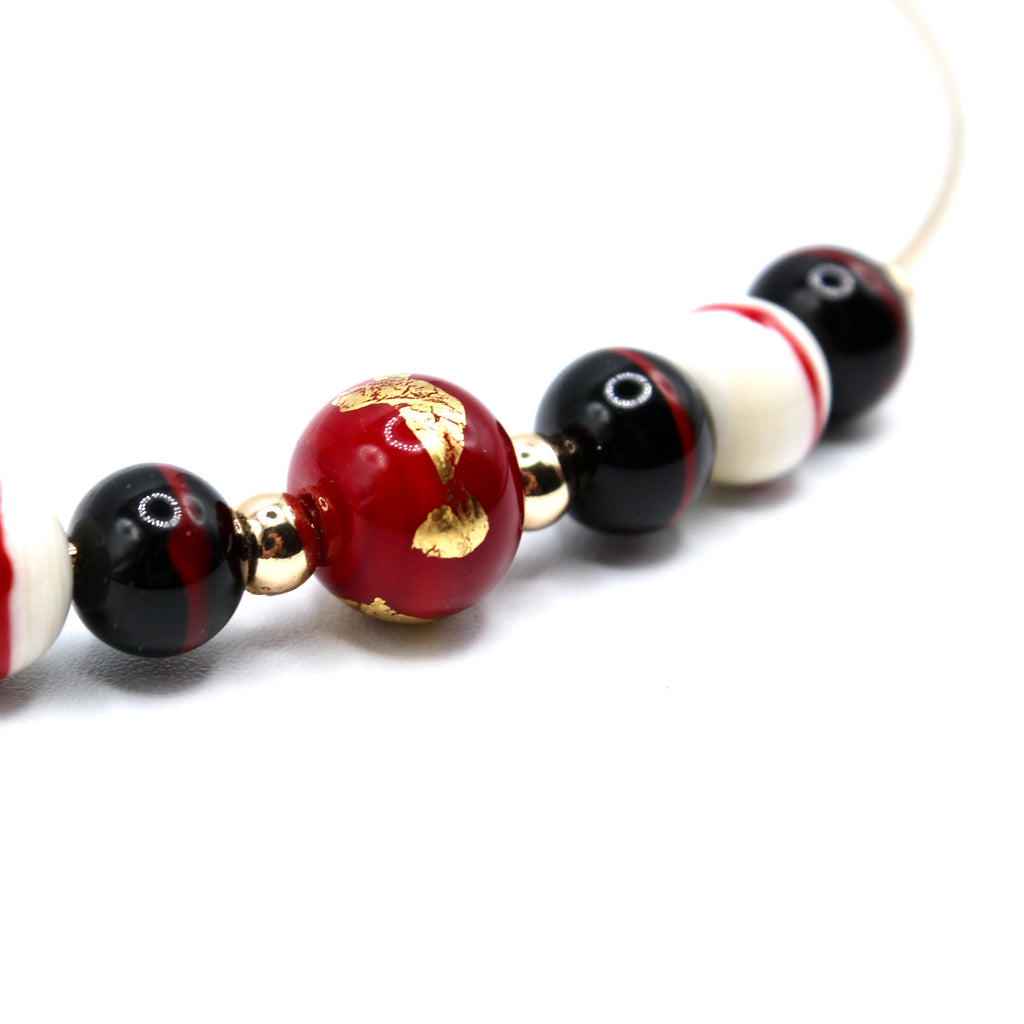 Carina Ras de cou Murano doré à l'or fin - Labelle Ikeya Création Originale - Ras de cou