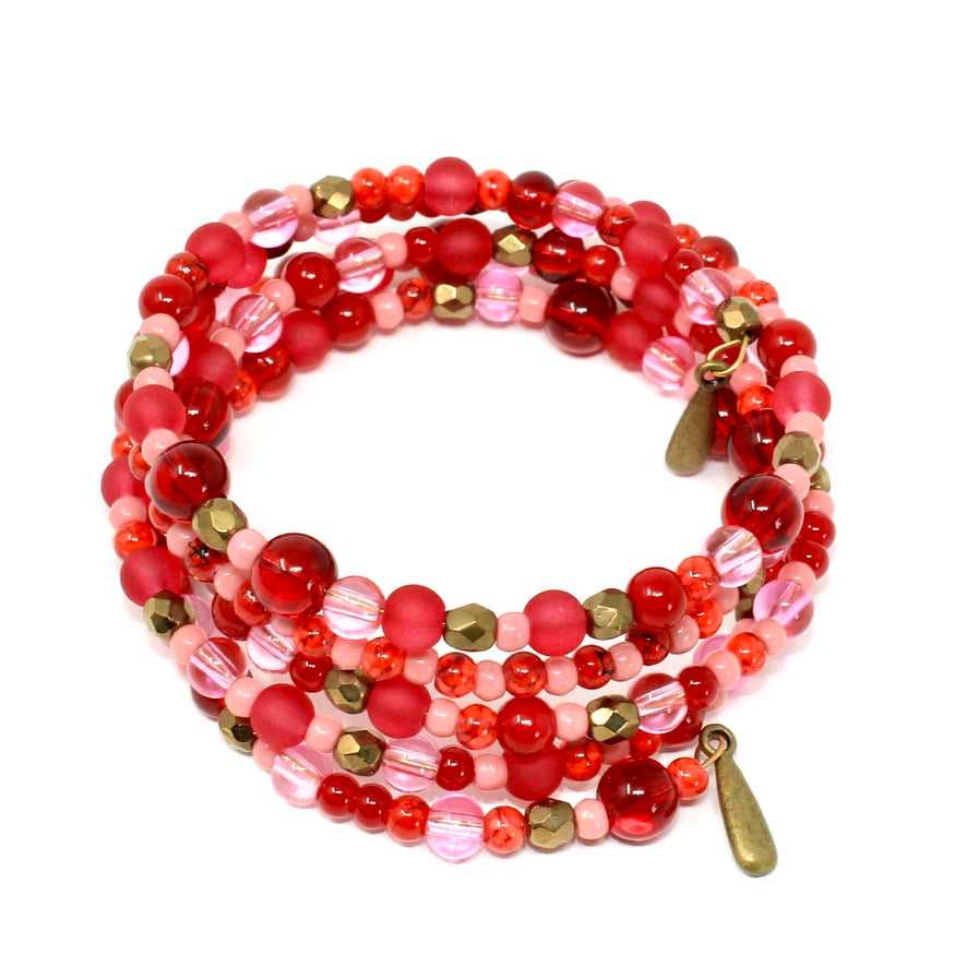 Rosso Lhao Manchette - Labelle Ikeya Création Originale - Bracelets