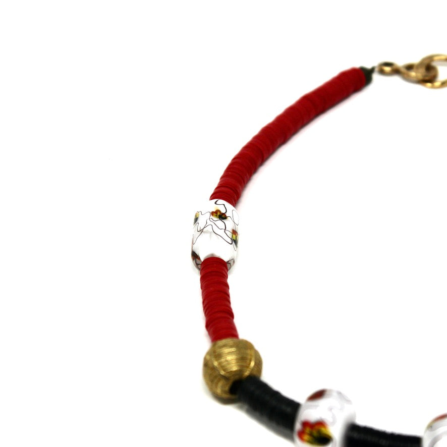 Magnolia Grandiflora Heishi - Labelle Ikeya Création Originale - Collier