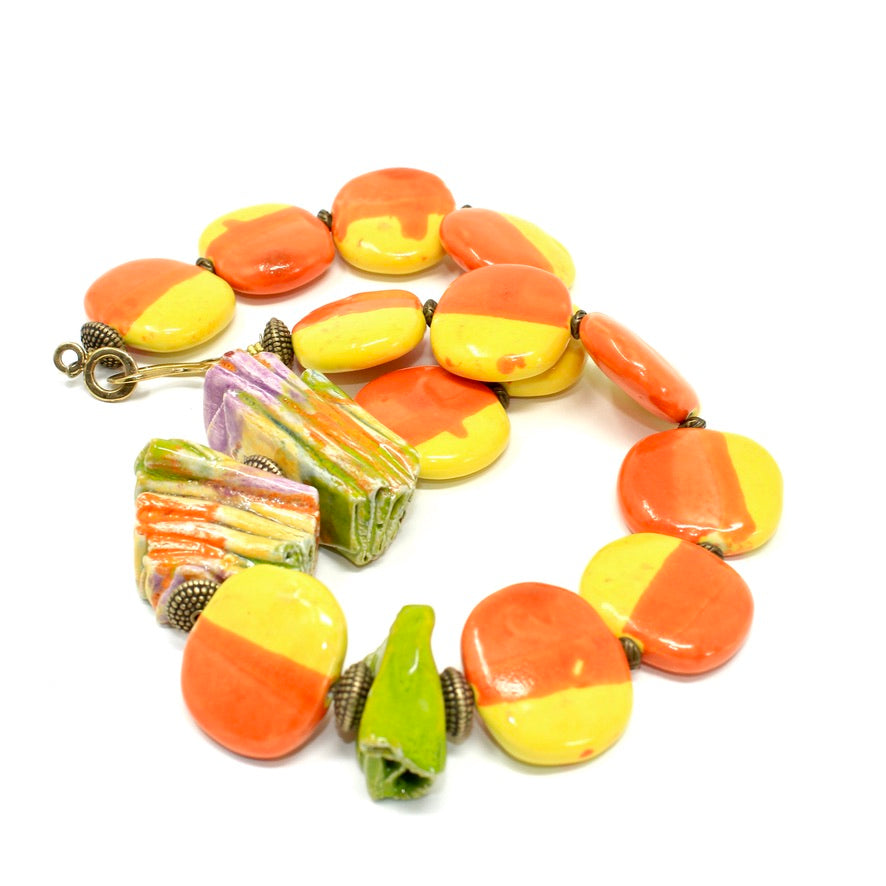 Millefeuilles Soleil - Labelle Ikeya Création Originale - Collier