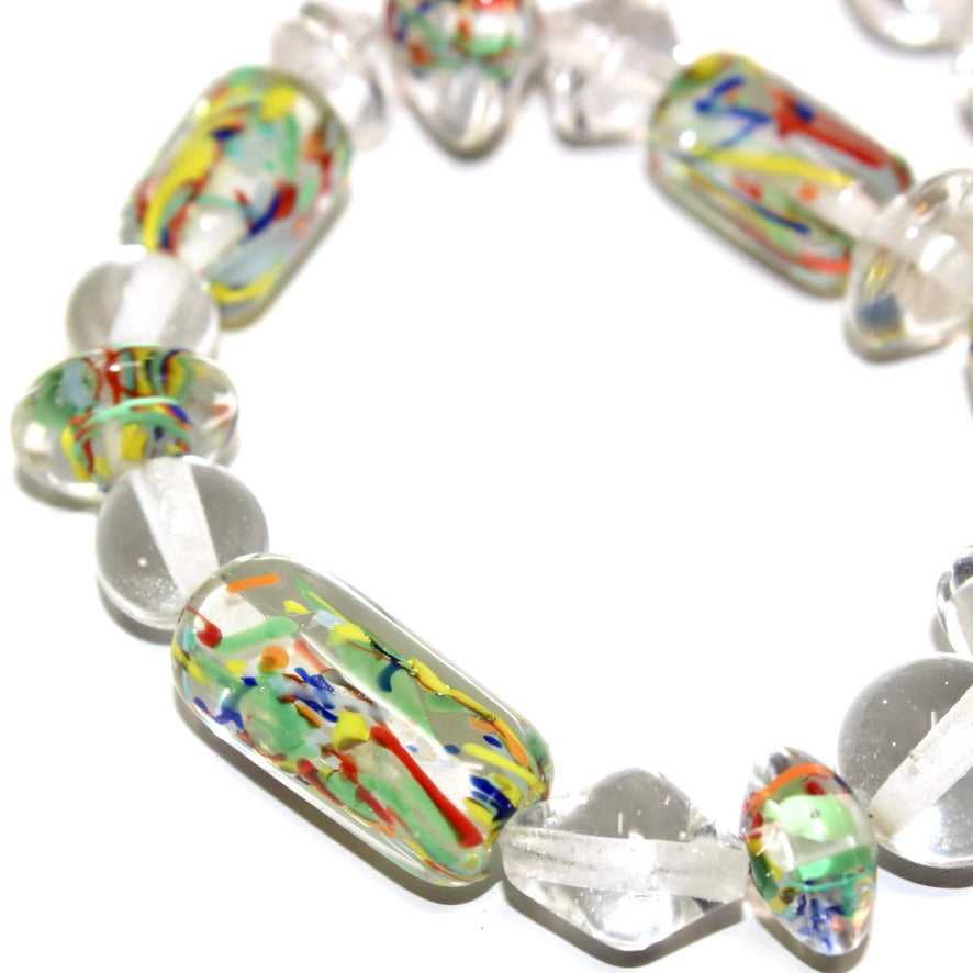 Cristal en Fête Murano Color Prestige - Labelle Ikeya Création Originale - Collier