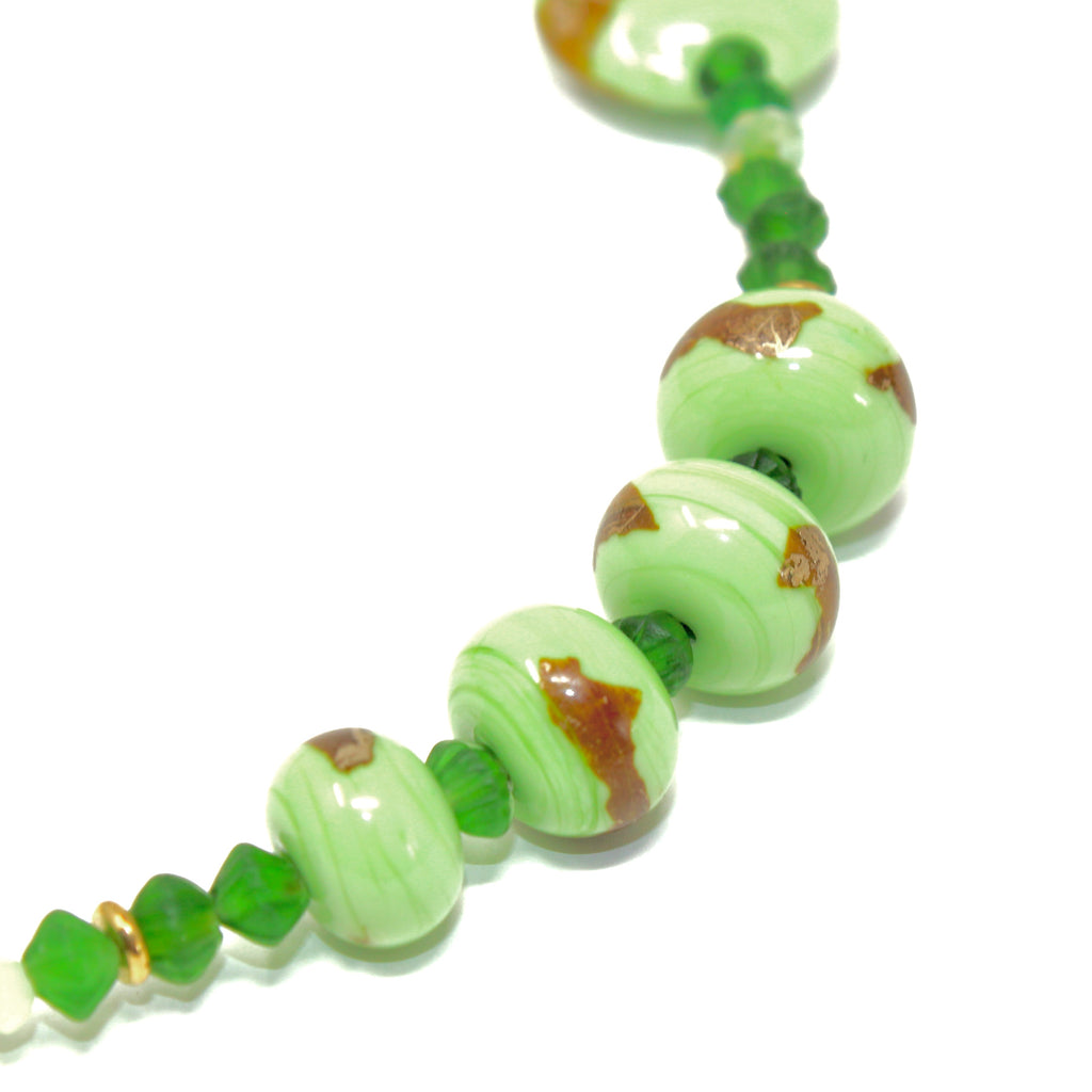 Murano Sautoir PaulaVerde - Labelle Ikeya Création Originale - Sautoir