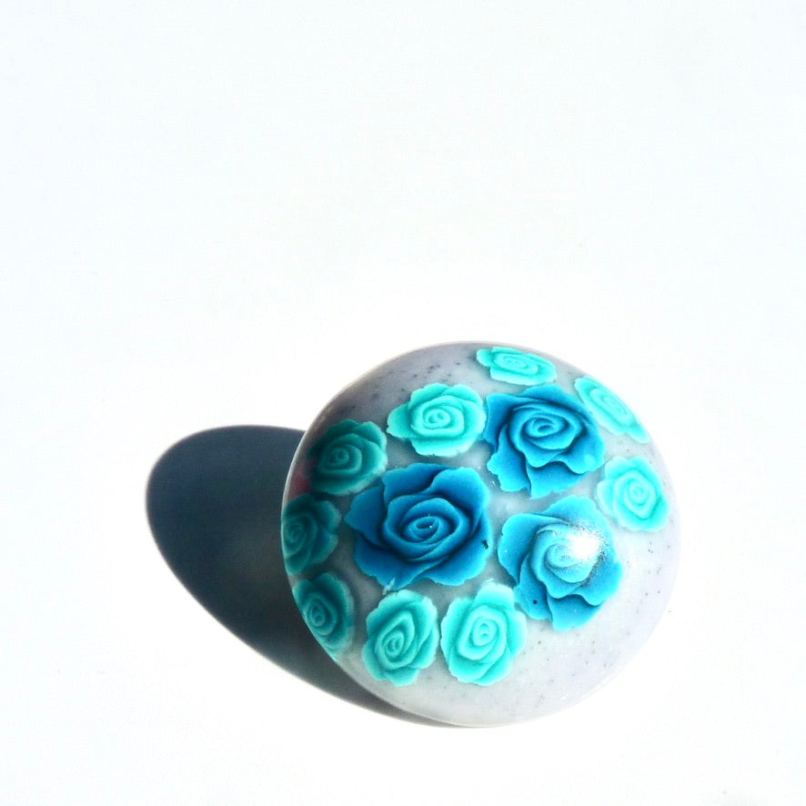 Fleurs Azur Broche - Labelle Ikeya Création Originale - Broches