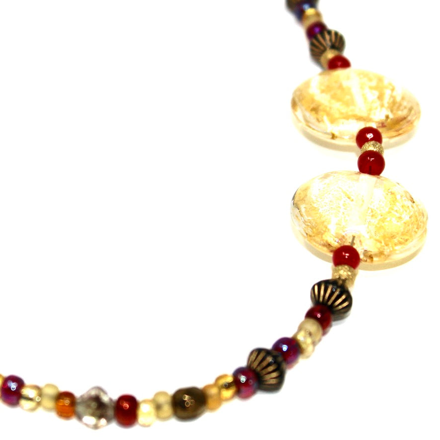 Sautoir Fleurs Séchées - Labelle Ikeya Création Originale - Sautoir