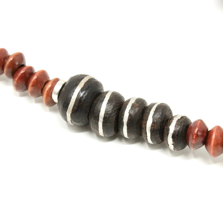 Miami Vice Heishi & Murano - Labelle Ikeya Création Originale - Collier