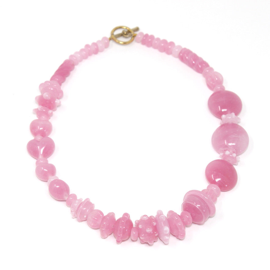 Rosarys Uni Vers L'Uni Rose Prestige - Labelle Ikeya Création Originale - Collier