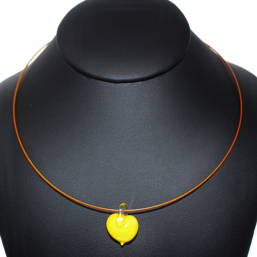 Cœur Color Ras de Cou - Labelle Ikeya Création Originale - Ras de cou