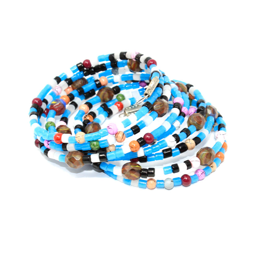 Fond Marin Manchette - Labelle Ikeya Création Originale - Bracelets