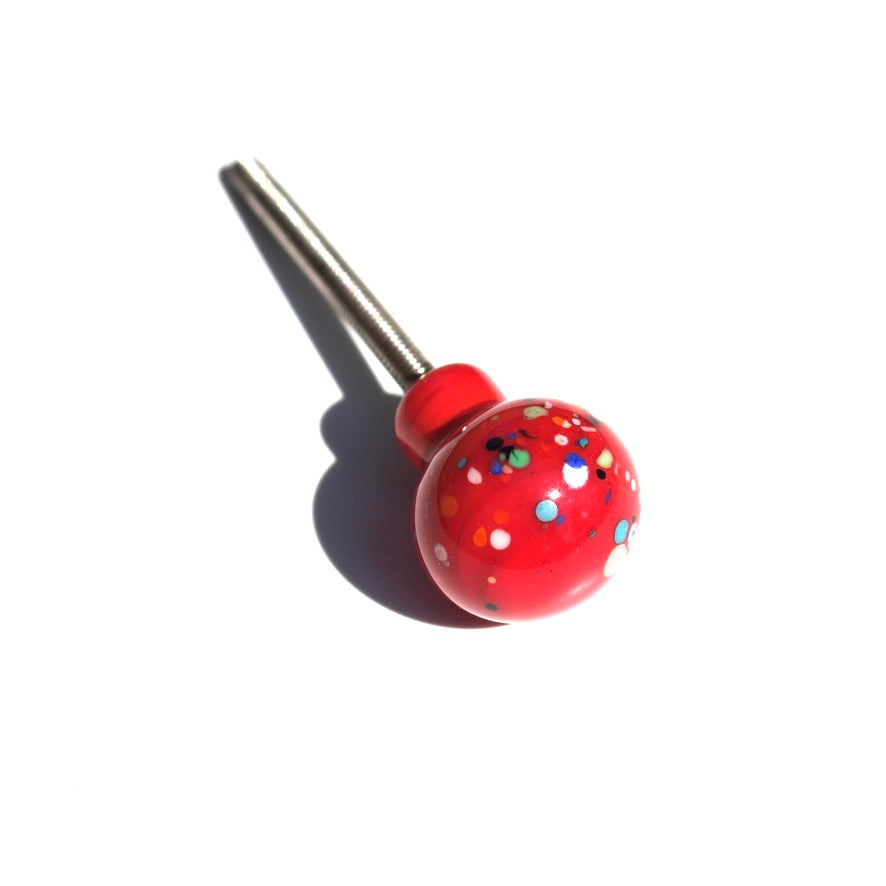 Lolly Pop Confettis - Labelle Ikeya Création Originale - Bouton de tiroirs