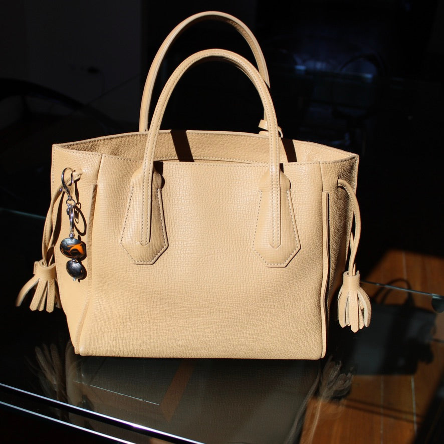 Métalico Duo Murano - Labelle Ikeya Création Originale - Porte Clefs Murano