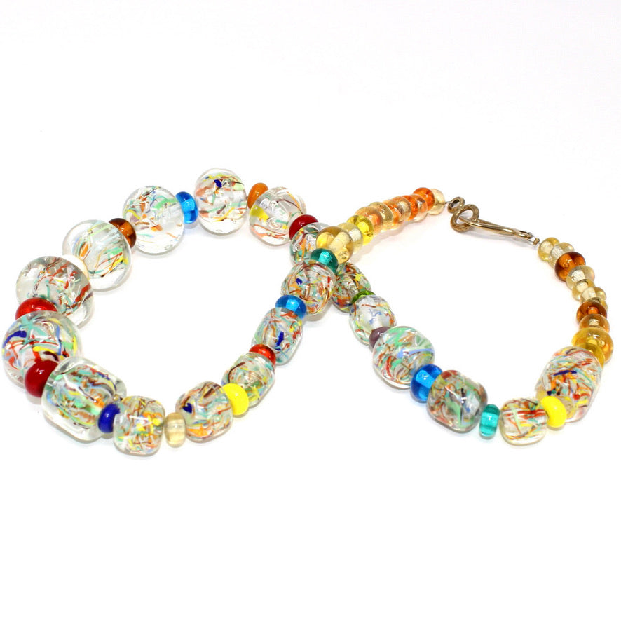 Murano Cristal Color Prestige - Labelle Ikeya Création Originale - Collier