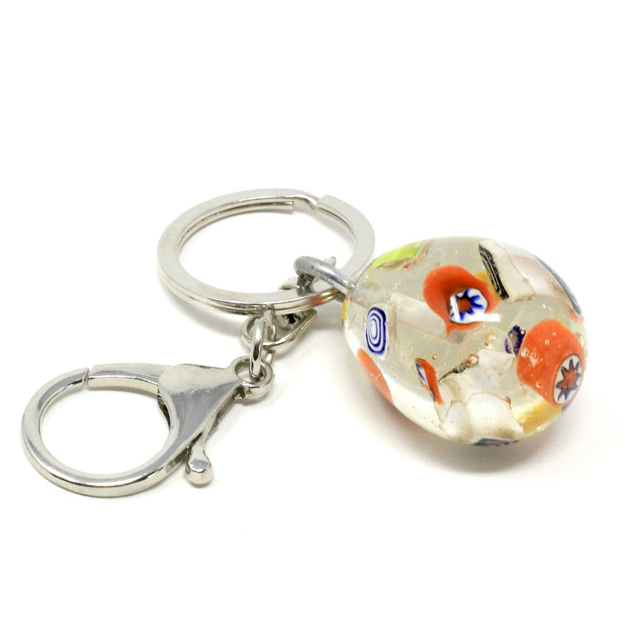 Œuf Jools Color Murano - Labelle Ikeya Création Originale - Porte Clefs Murano