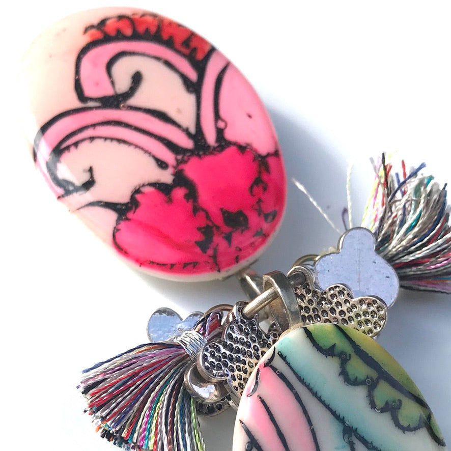 Lys Rose Broche - Labelle Ikeya Création Originale - Broches