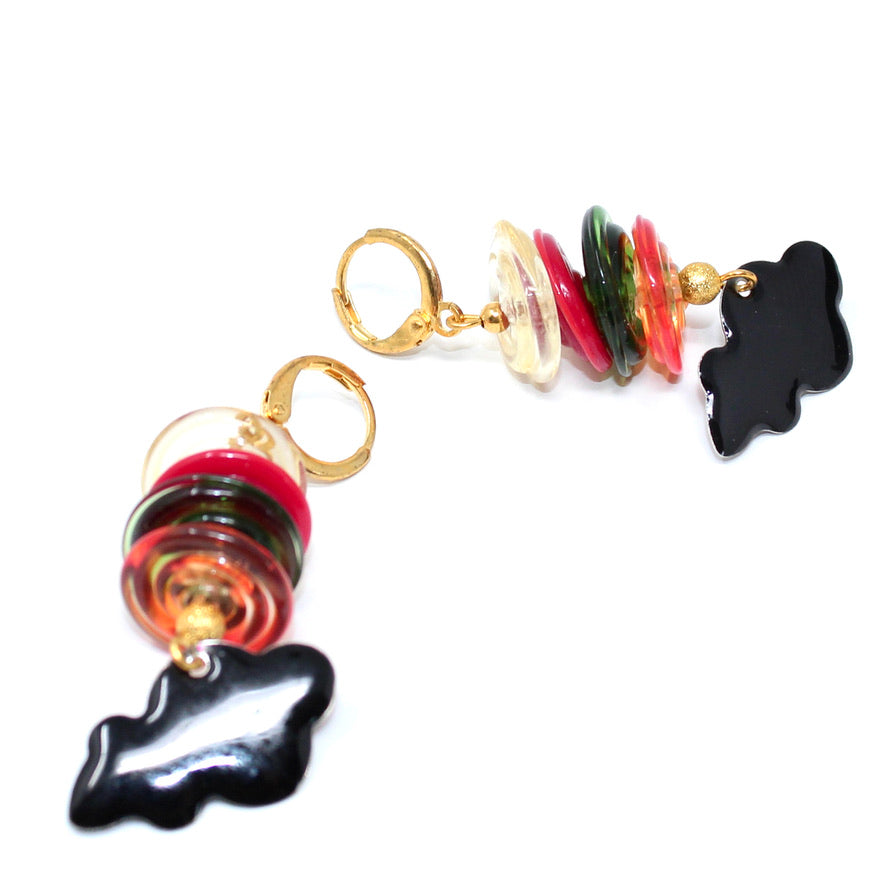 Nuage Vaporeux Latina - Labelle Ikeya Création Originale - Boucles d'oreilles