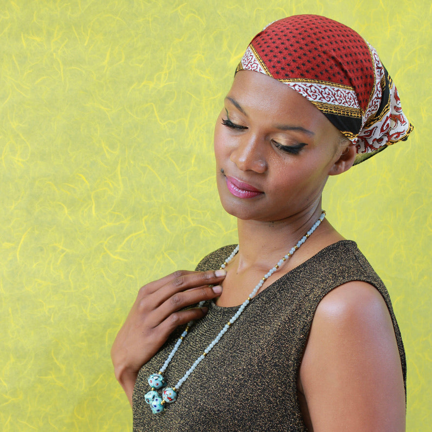 Bhanthaya Sautoir Murano - Labelle Ikeya Création Originale - Sautoir