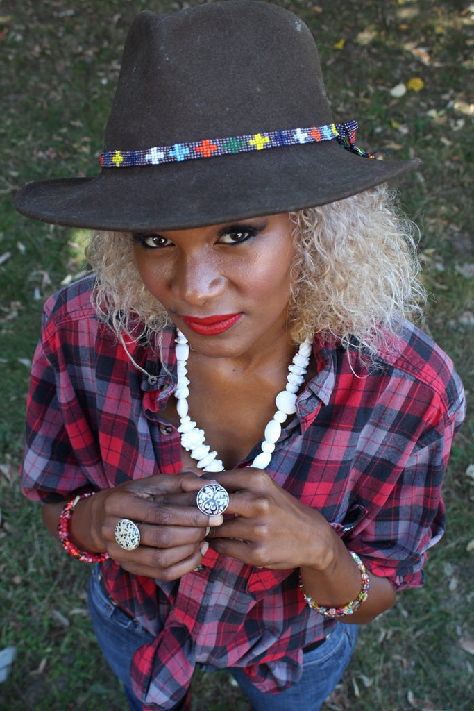 Blanca Bella Uni Vers L'Uni Murano Prestige - Labelle Ikeya Création Originale - Collier