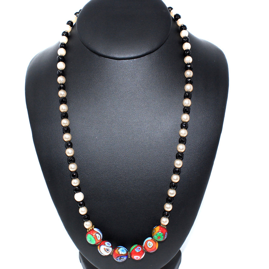 Collier Murines Murano Jazzy Color - Labelle Ikeya Création Originale - Collier