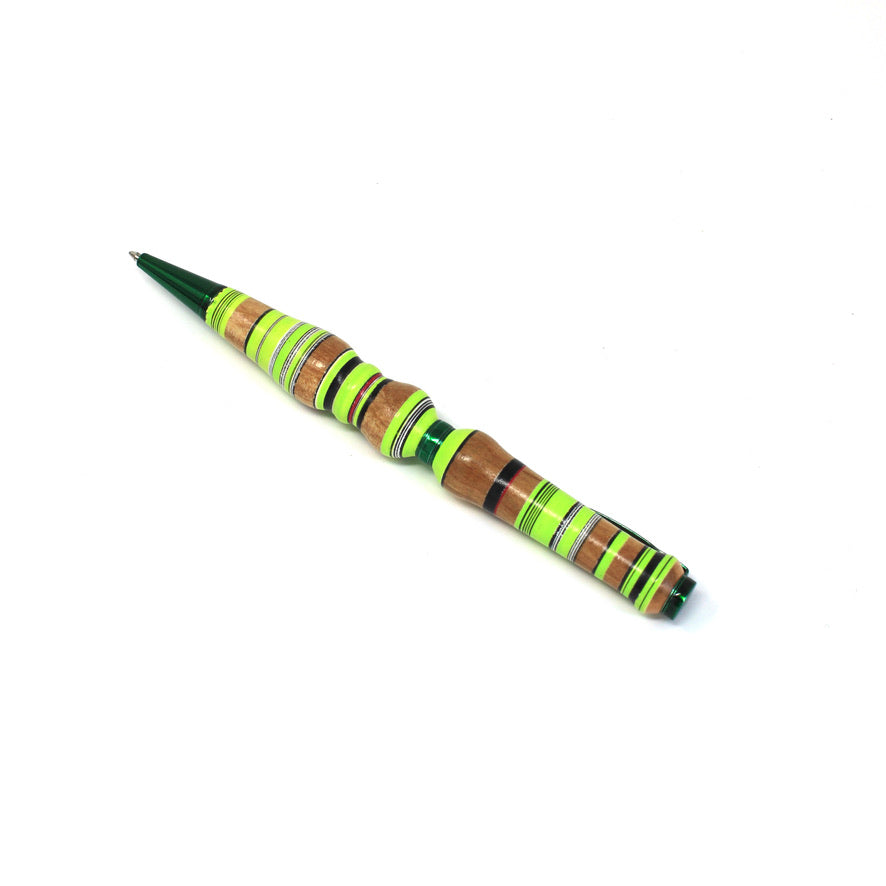 Stylo Bois Tourné Rechargeable N° 16 - Labelle Ikeya Création Originale - 