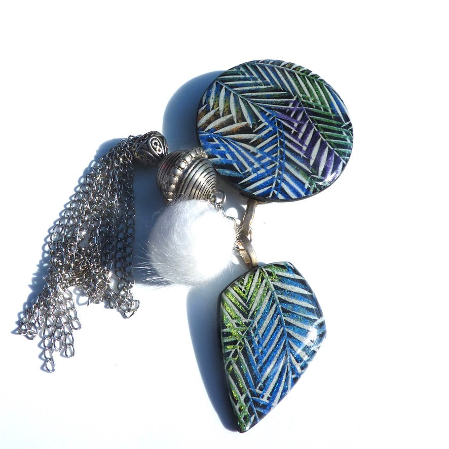 Fougères Jolies Jolies - Labelle Ikeya Création Originale - Broches