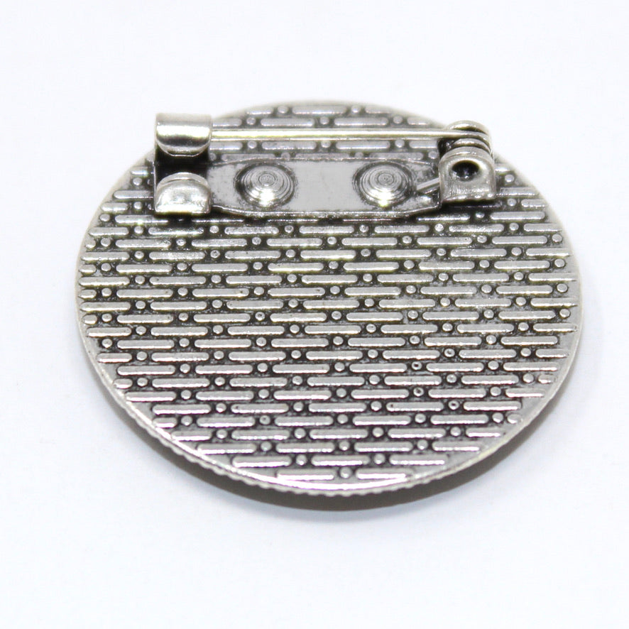 Broche Pin's Me Up Graphic Spirale - Labelle Ikeya Création Originale - Broches