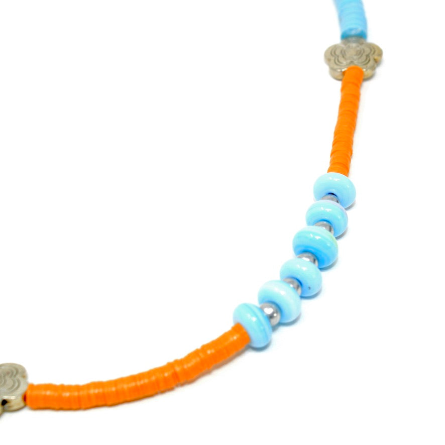 Miami Murano Heishi Lova - Labelle Ikeya Création Originale - Collier