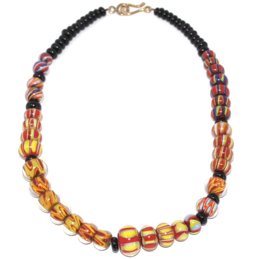 Tempera Baya Murano Prestige - Labelle Ikeya Création Originale - Collier