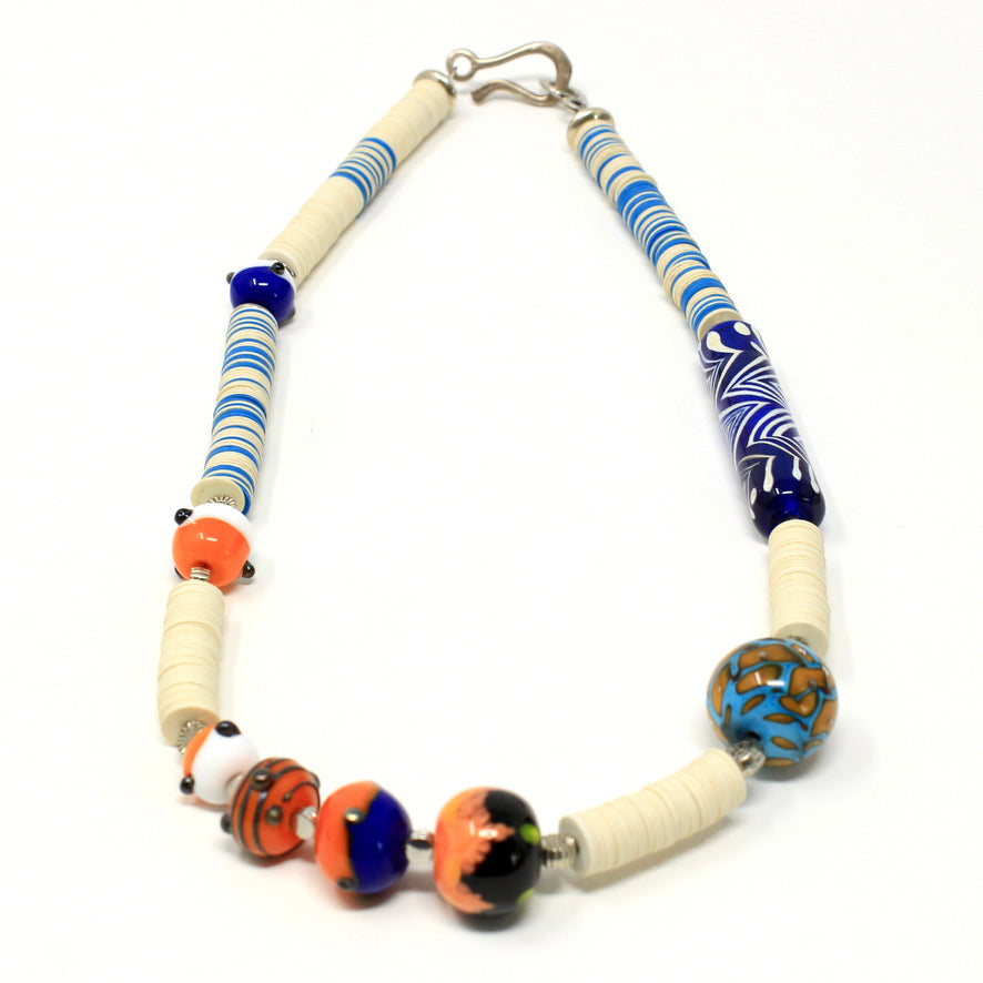 Mara Aqua Tenta Murano - Labelle Ikeya Création Originale - Collier