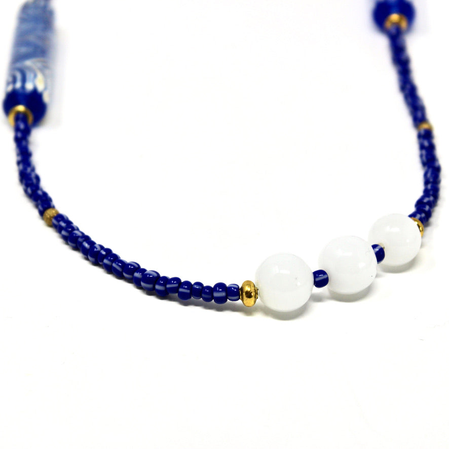 Lotus Sautoir - Labelle Ikeya Création Originale - Collier