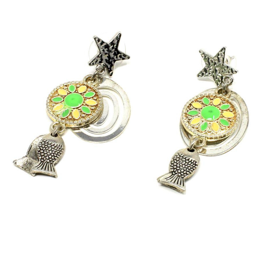 Free Fish - Labelle Ikeya Création Originale - Puce d'oreilles