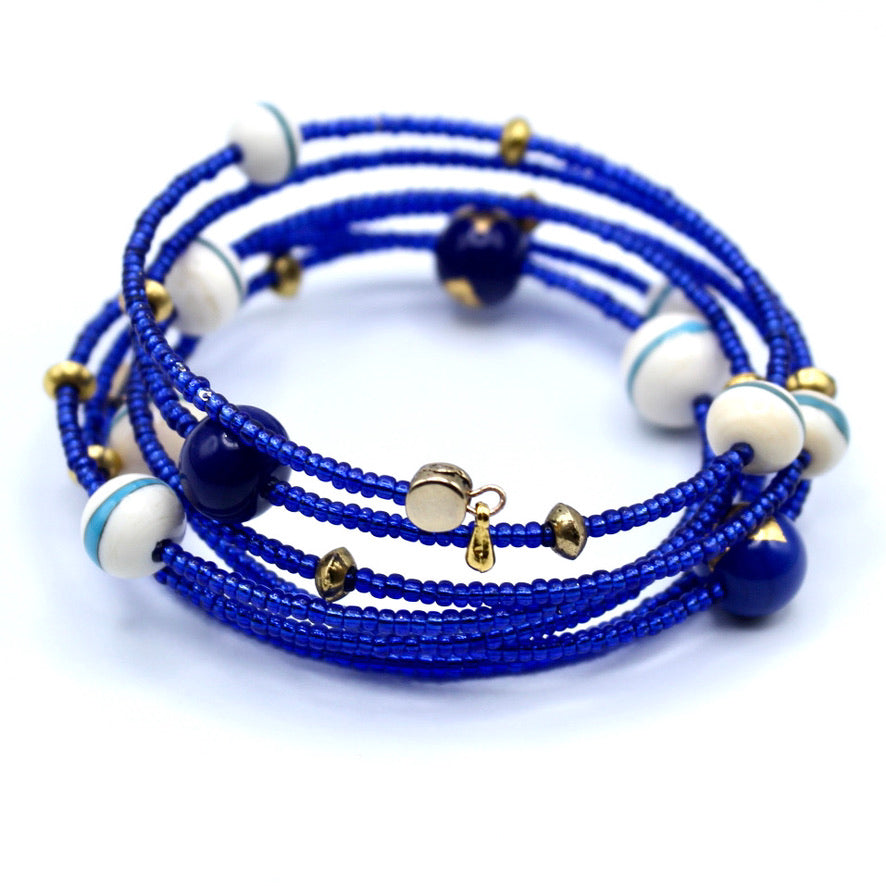 Ara Salsa Manchette Murano à la feuille d'or - Labelle Ikeya Création Originale - Bracelets